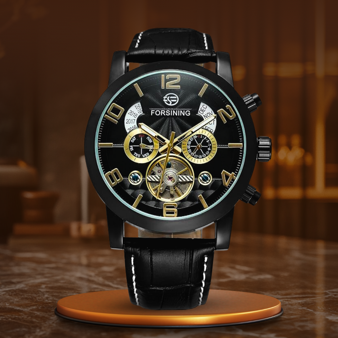 Luxus-Tourbillon-Automatik-Mechanikuhr
