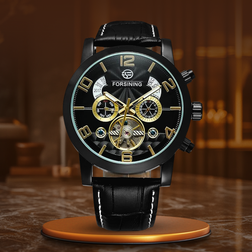 Luxus-Tourbillon-Automatik-Mechanikuhr