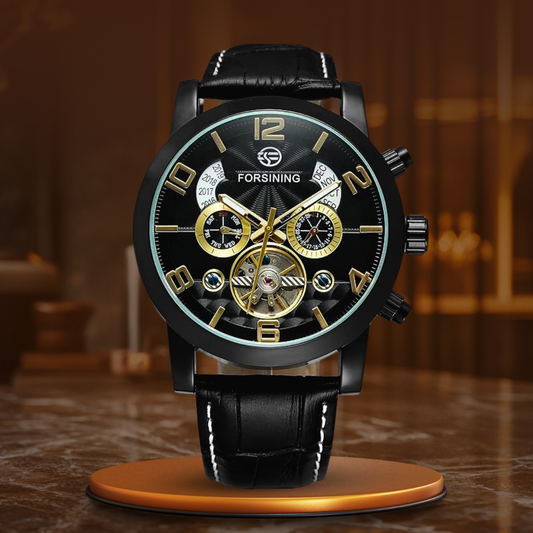 Luxus-Tourbillon-Automatik-Mechanikuhr