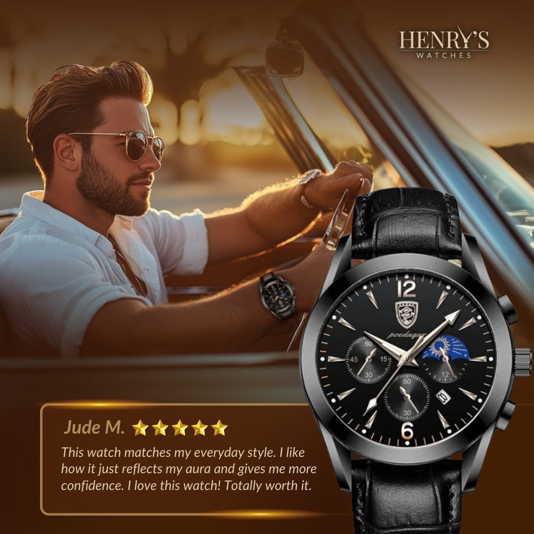 Moderne Uhr für Herren